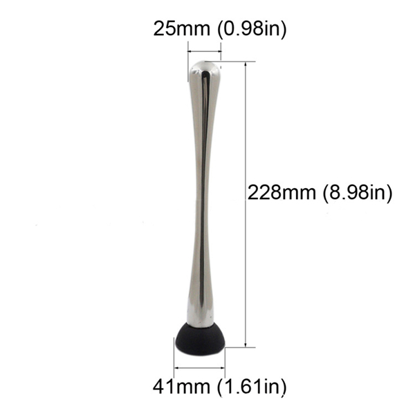 Drink Muddler Stainless Steel Bar Tool Cocktail Muddler 23CM/25.4CM