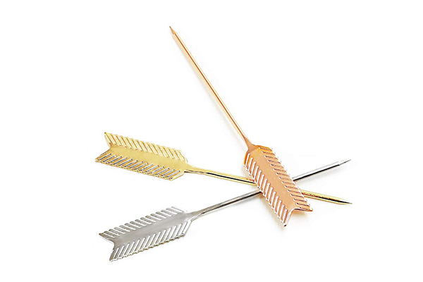 Stainless Steel Cocktail Garnish Picks Arrow