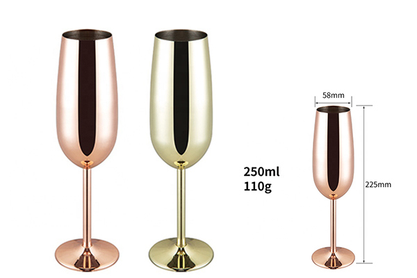 Stainless Steel Champagne Glass