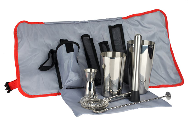 Stainless Steel 5pcs Cocktail Bar Tool Set