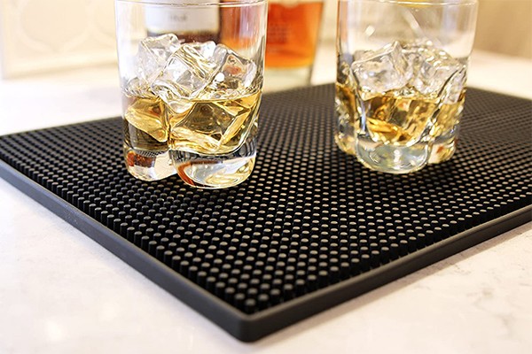 Rectangular Bar Mat Spill Mat Rail Drip Mat